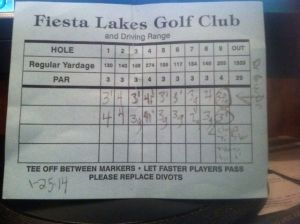 Fiesta Lakes Scorecard